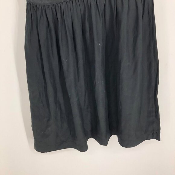 212 Collection Black 100% Silk flowy scoop Neck Mini Dress size 2 - Picture 13 of 15